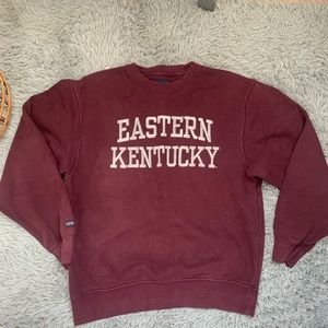 Marroon Jan sport Eastern Kentucky sweatshirt
